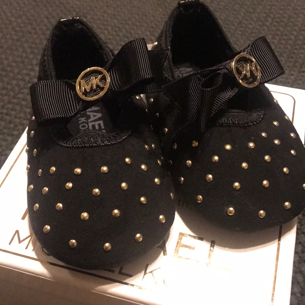 Michael Kors infant Black ballet flat